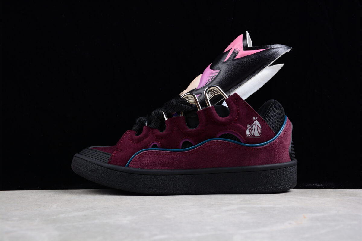 Lanvin Curb Cartoon Sports Sneaker Purple Shoes