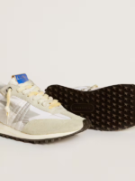 Marathon with white nylon upper and silver star