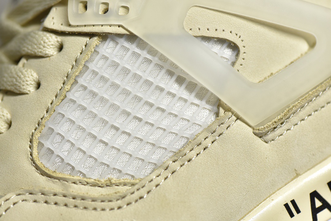 Off-White x Air Jordan 4 'Sail'