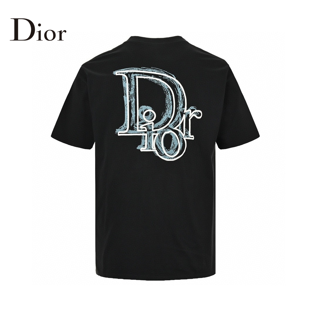 24ss Light Green Graffiti Logo T-Shirt