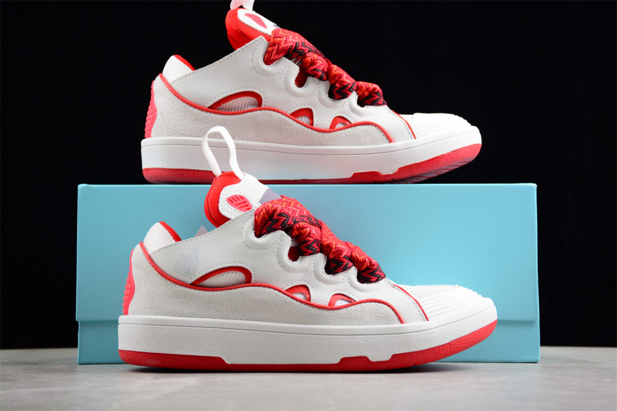 Lanvin Curb Sneaker Red/White