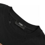 24ss Hand Drawing Gradual Change Color Double F Logo T-Shirt