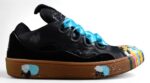 Lanvin Curb Black Gum Shoes Multicolor Color