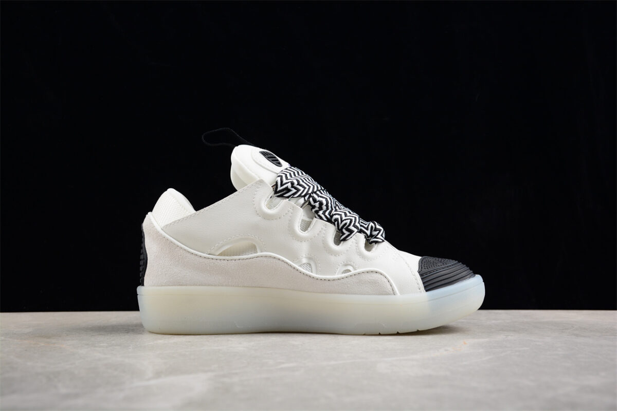 Lanvin Leather Curb Sneakers Sports Shoes