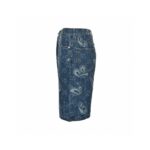 24ss Liquid State Heart Logo Denim Short