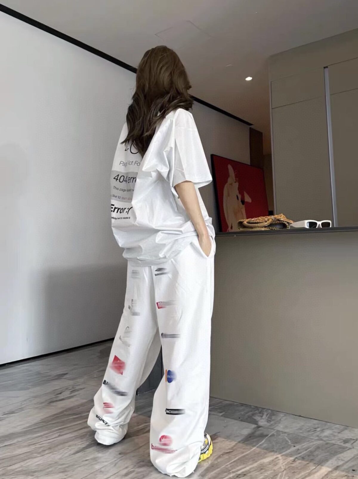 Multiple Logos Pants