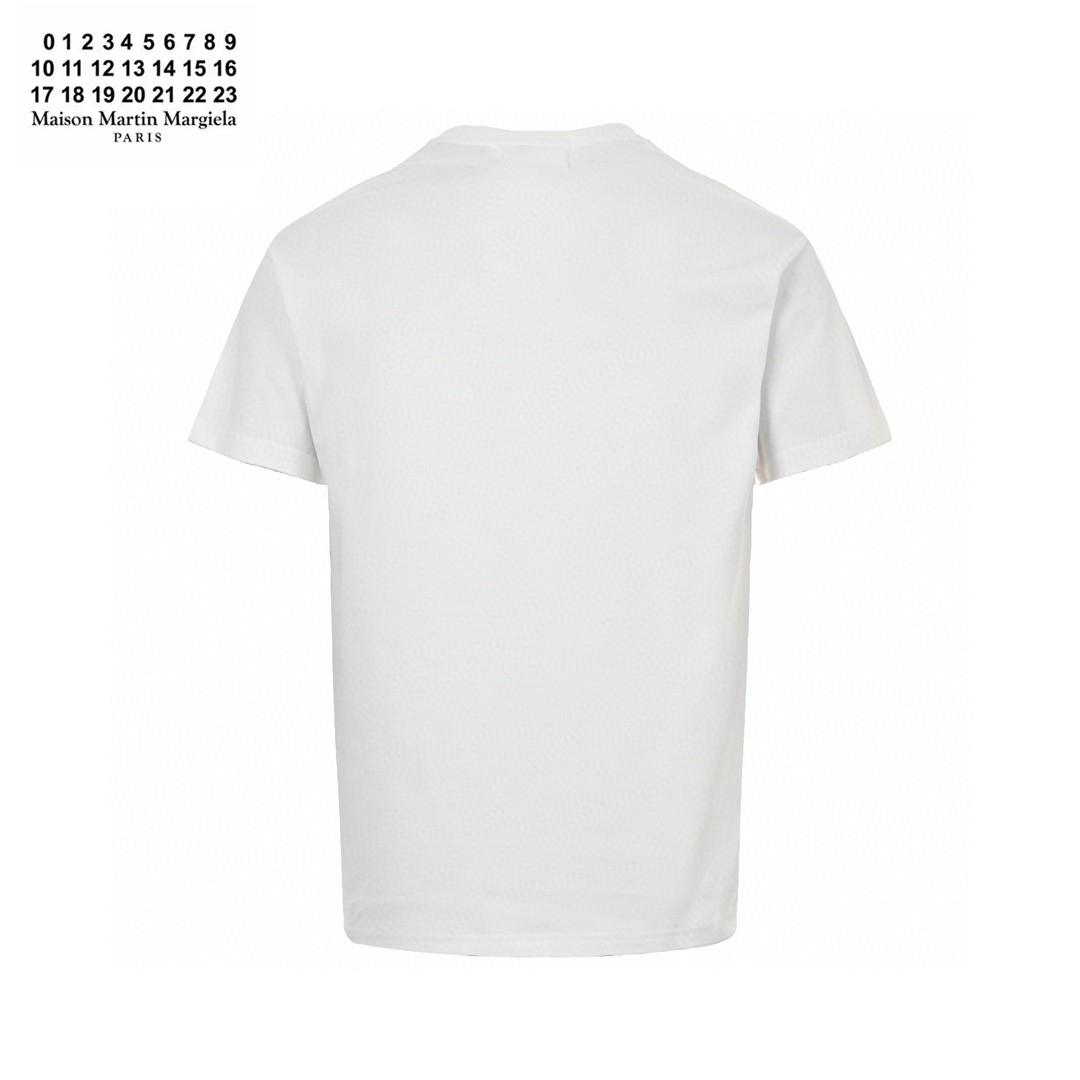 MM6 Numbers Rhinestone Logo T-Shirt
