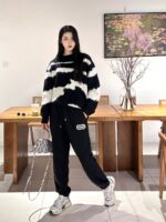 23FW Sliver Embroidery Logo Pants