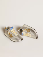 Marathon with silver ripstop nylon upper and gold star