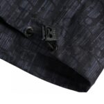 Dark Blue Jacquard Weave Denim Short
