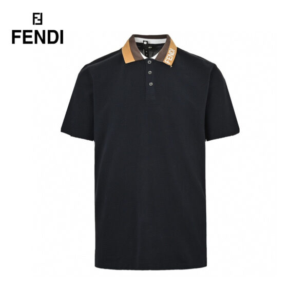 Neckline Braid Logo Polo T-Shirt