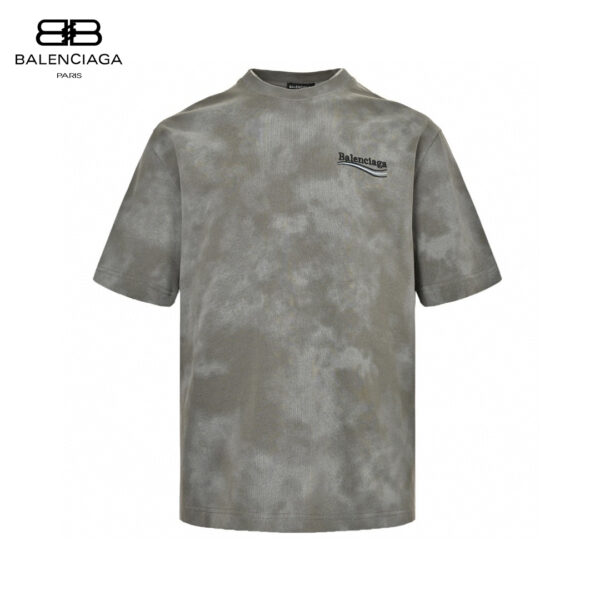 24ss Embroidery Coca Cola Logo Mud Dyeing T-Shirt
