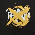 24ss Karl Lagerfeld Graffiti Logo T-Shirt