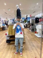 Blue Jesus Logo T-Shirt