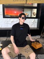24ss Chest Small Embroidery Knight Warhorse Logo T-Shirt