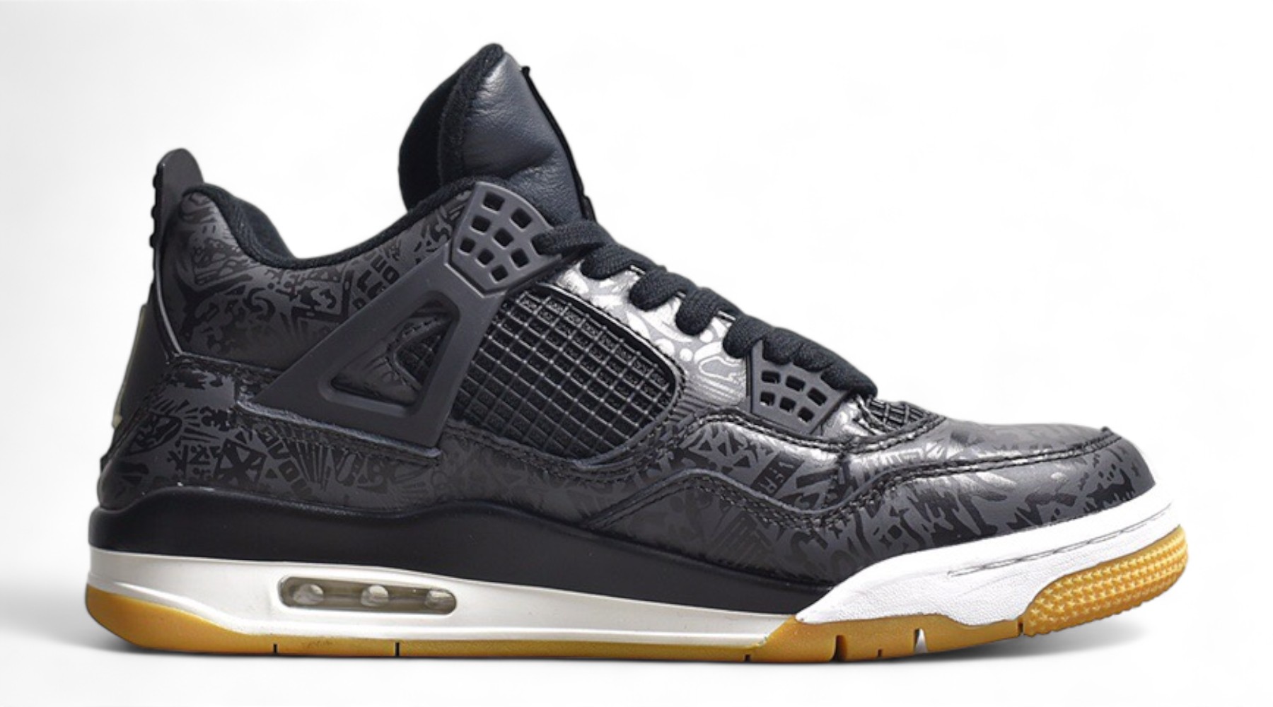 Jordan 4 Retro Laser Black Gum