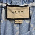 24ss Haze Blue Full Double G Logo Jacquard Weave Short