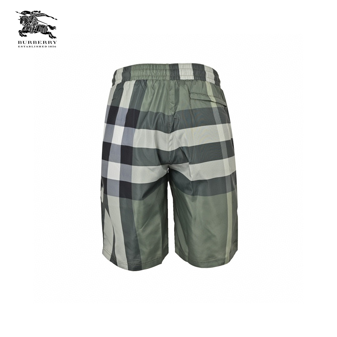 Stripe Plaid Beach Short