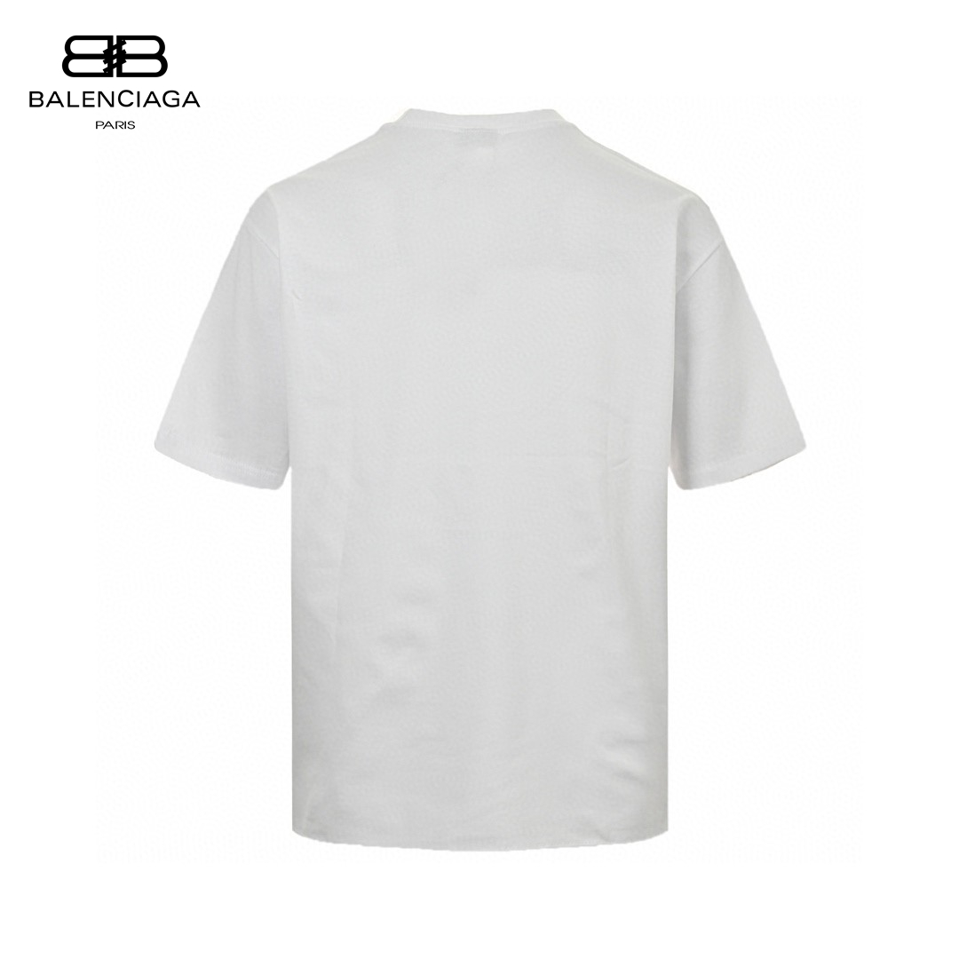 24ss Neckline Graffiti Logo T-Shirt