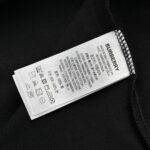 24ss Plaid Neckline Embroidery Logo T-Shirt