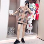 24ss Plaid Knit T-Shirt