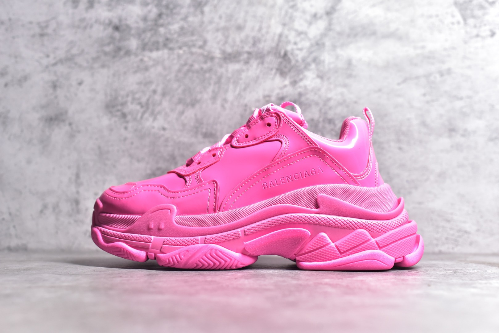 Balenciaga Triple S In Pink rubber