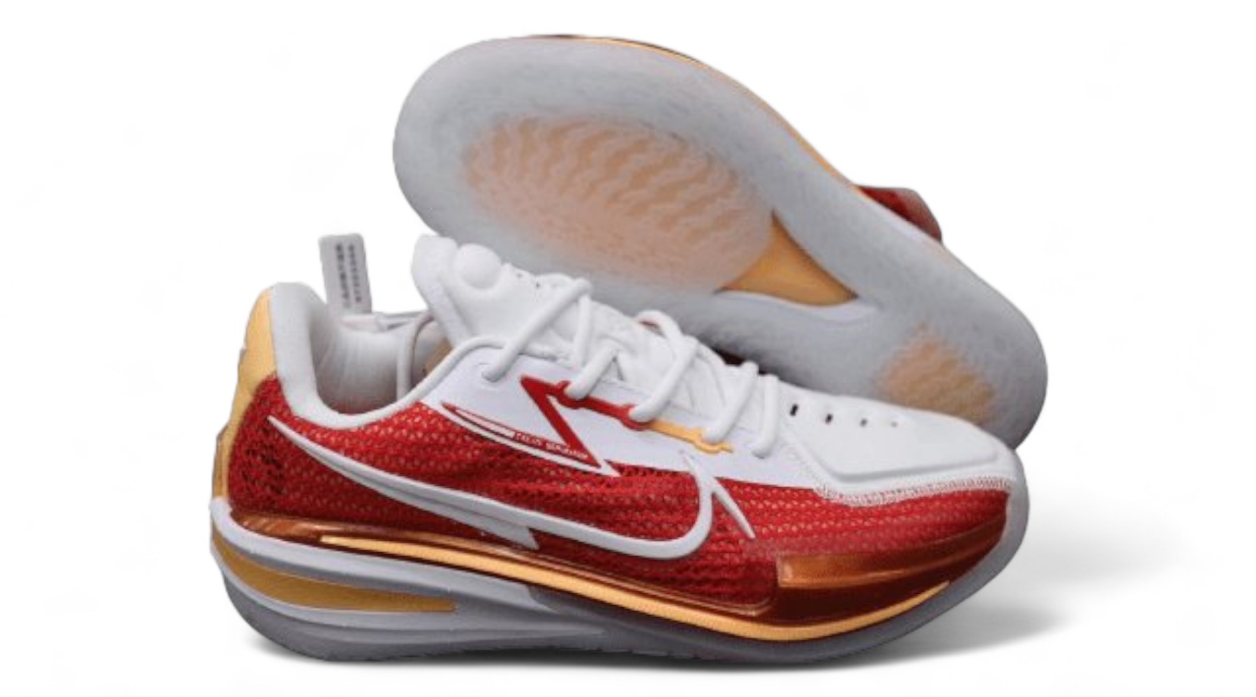 NIKE AIR ZOOM G.T. CUT x UNIVERSITY RED WHITE YELLOW