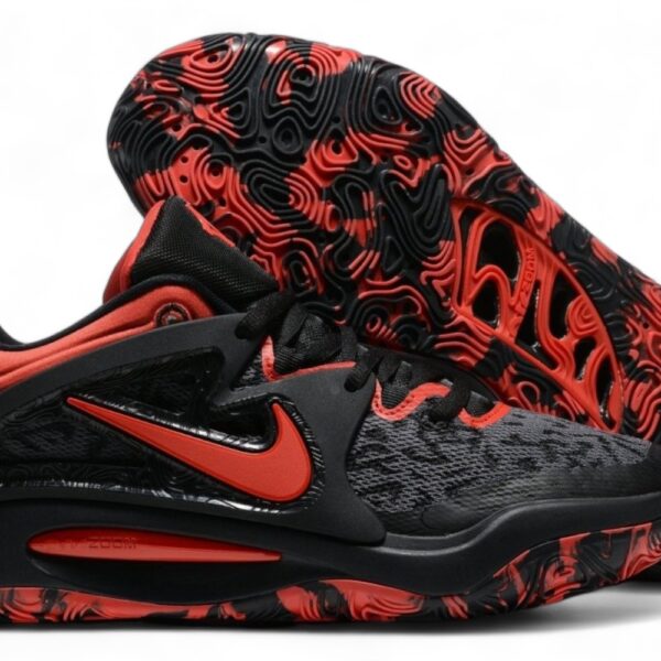 NIKE KD 15 x BLACK UNIVERSITY RED