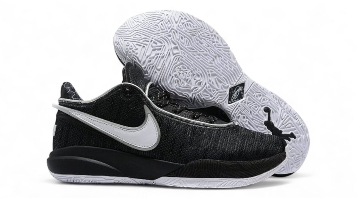 NIKE LEBRON 20 x BLACK WHITE