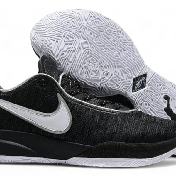 NIKE LEBRON 20 x BLACK WHITE