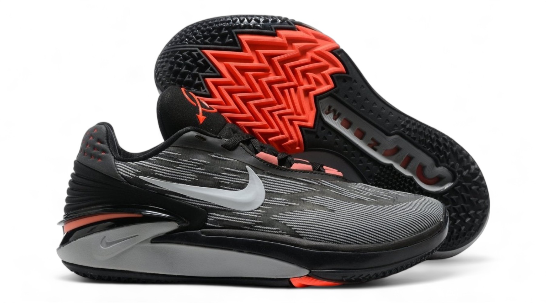 NIKE ZOOM G.T. CUT 2 x BLACK BRIGHT CRIMSON