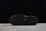 Dior B30 Sneaker – Black Mesh with Embossed Croc-Effect Leather Overlays
