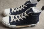 Dior B23 High-Top Sneaker – Blue Oblique Canvas