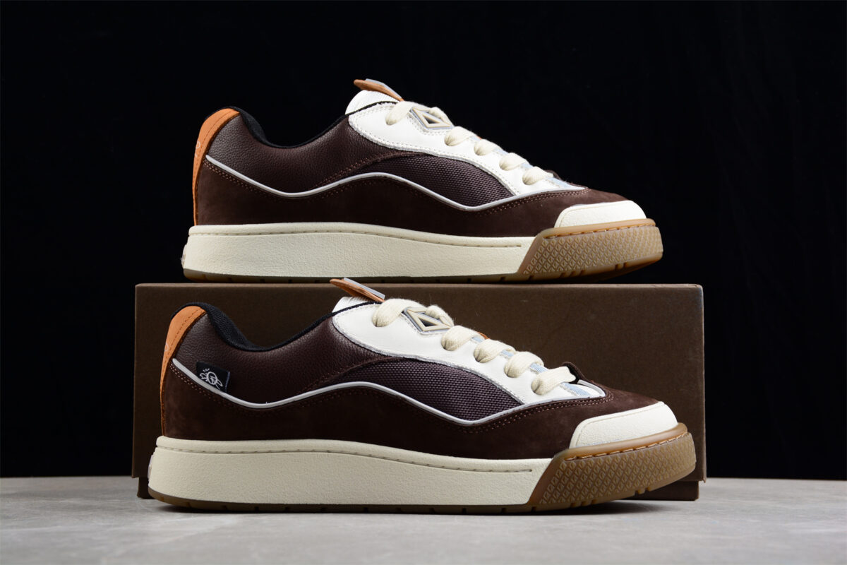 Dior B31 Low-Top Sneaker – Brown, Cream & Black