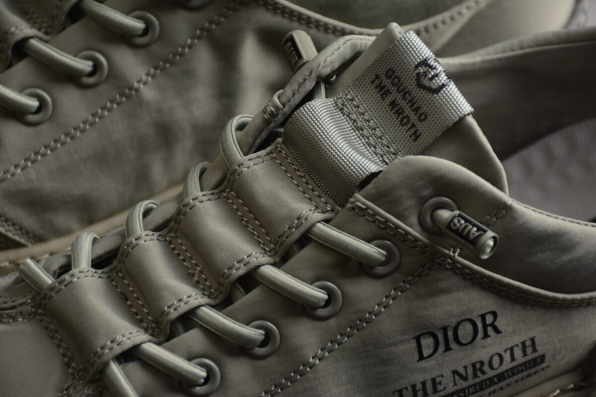 Dior x The North Collaboration-Inspired Low-Top Sneaker – Khaki