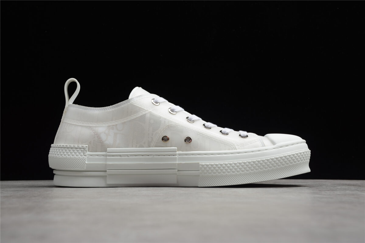 Dior B23 Oblique Low-Top Sneaker – Black with Gum Sole (Copy)