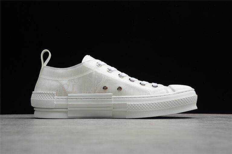 Dior B23 Oblique Low-Top Sneaker – Black with Gum Sole (Copy)