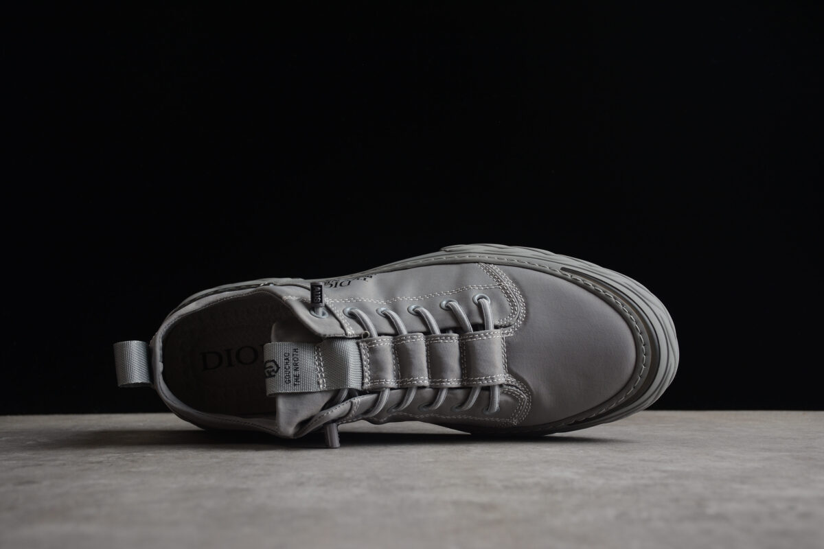 Dior x Technical Nylon Low-Top Sneaker – Grey