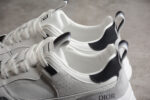 Dior B28 Low-Top Sneaker – White & Grey Leather/Suede