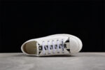 Dior B713 Low-Top Sneaker – White Canvas with Logo Detailing