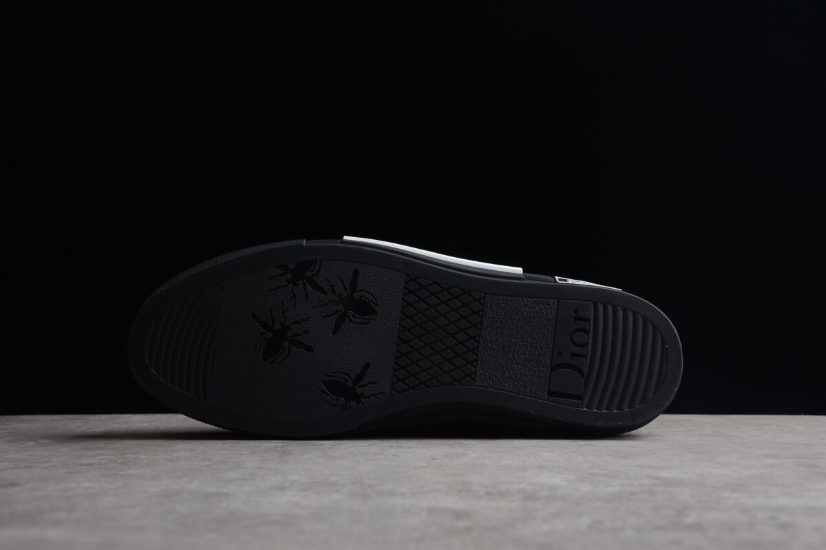 Dior B23 High-Top Sneaker – Black Oblique Canvas