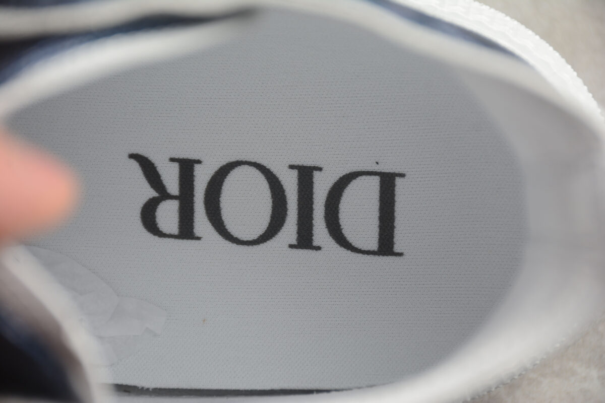 Dior B23 High-Top Sneaker – Blue Oblique Canvas