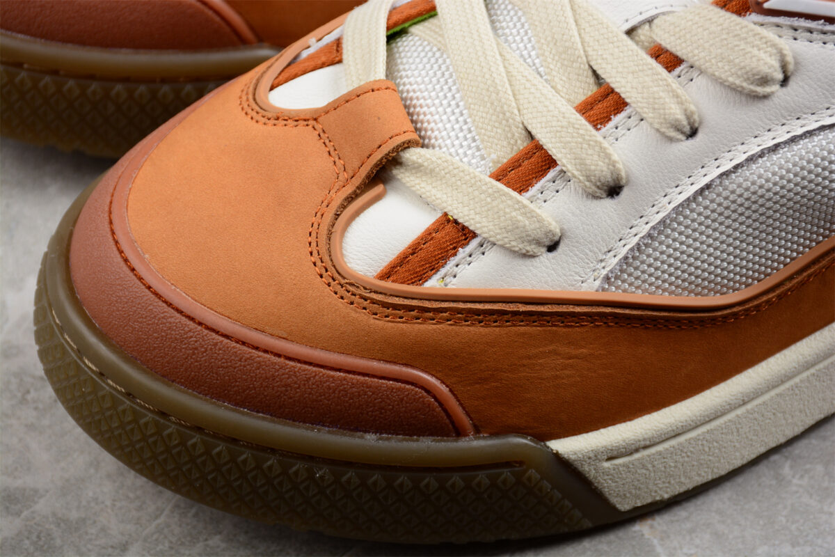 Dior B31 Low-Top Sneaker – Brown, White & Neon Green