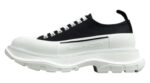 Alexander McQueen Tread Slick Low-Top Sneakers – Black/White