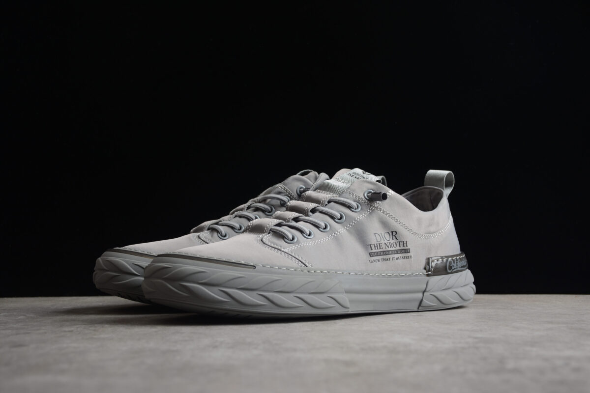 Dior x Technical Nylon Low-Top Sneaker – Grey