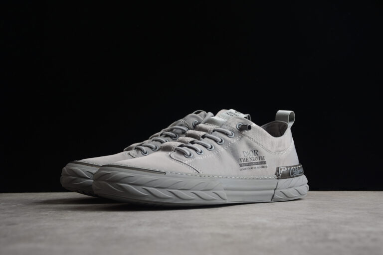 Dior x Technical Nylon Low-Top Sneaker – Grey