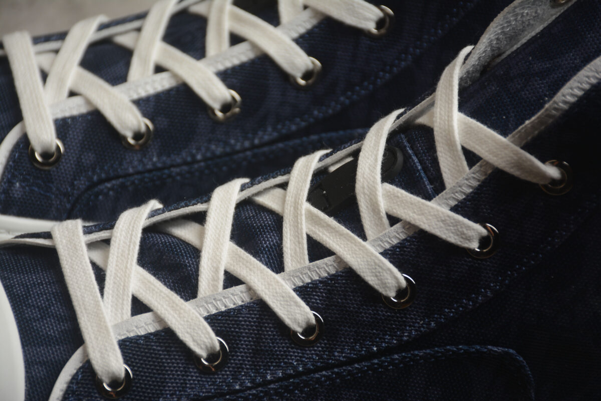 Dior B23 High-Top Sneaker – Blue Oblique Canvas
