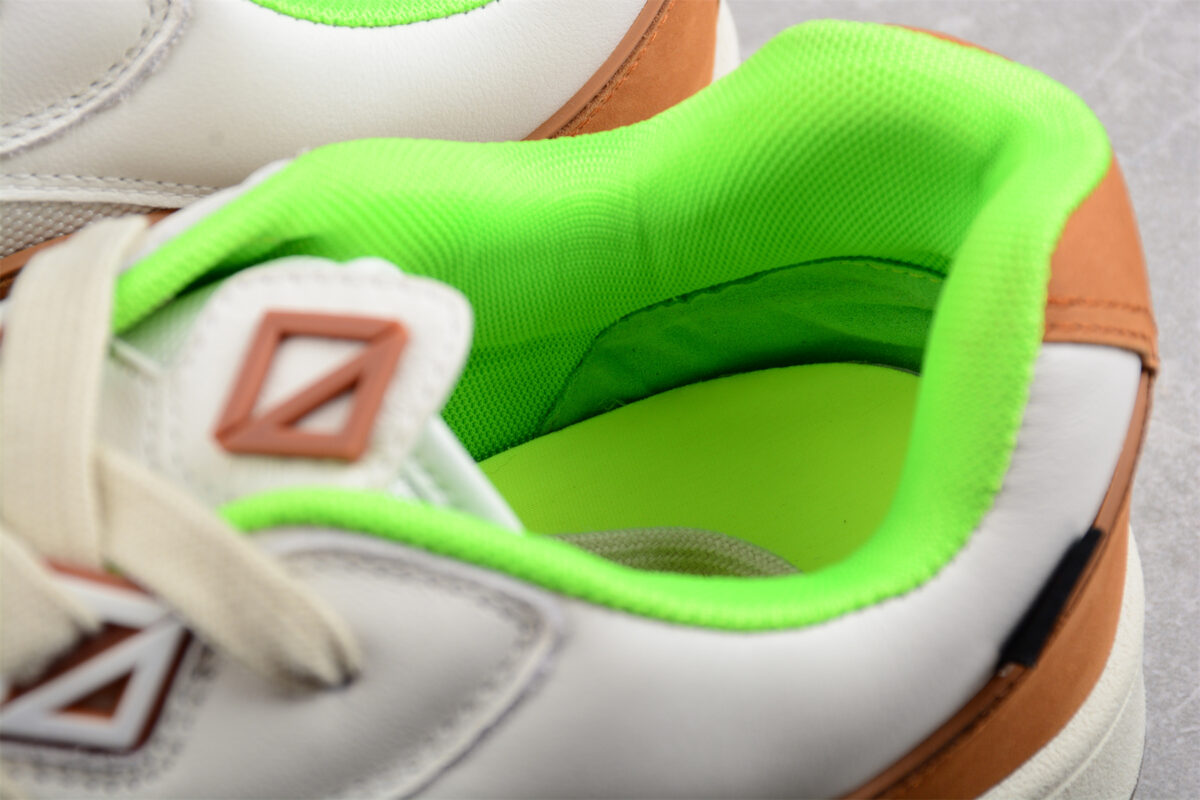 Dior B31 Low-Top Sneaker – Brown, White & Neon Green