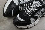 Dior B22 Sneaker – Black Mesh with White Graphic Detailing