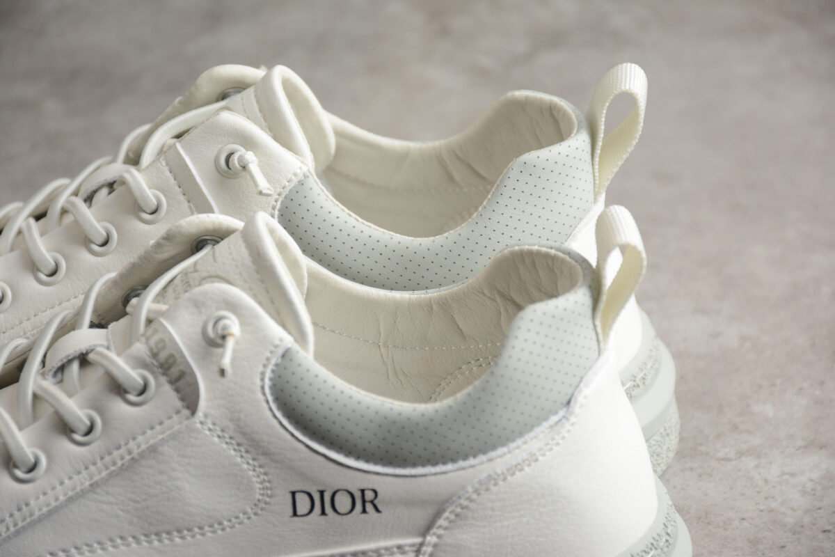 Dior B30 Low-Top Sneaker – White Leather & Suede